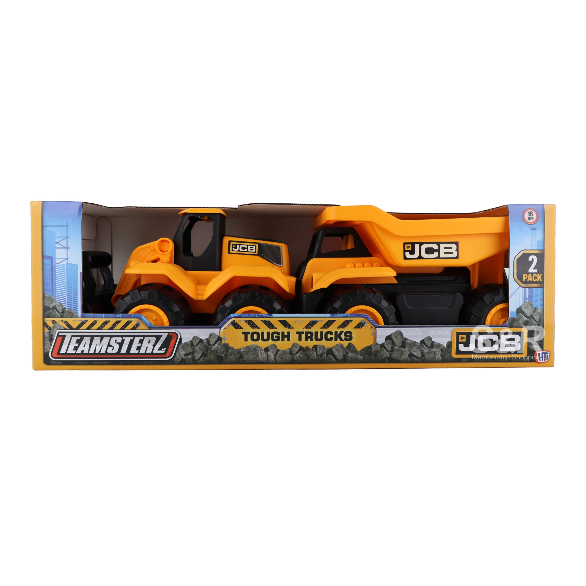 HTI Toys JCB Teamsterz Tough Trucks 2pack